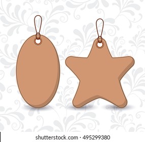 Isolated hanging tag design