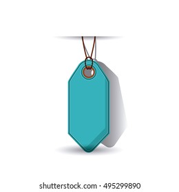 Isolated hanging tag design
