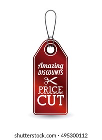 Isolated hanging tag design