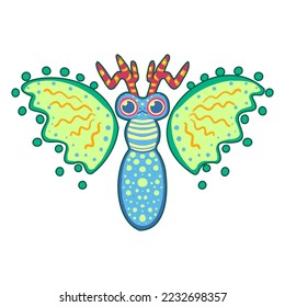 Isolated happy alebrije cartoon Vector