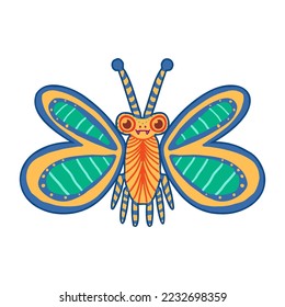 Isolated happy alebrije cartoon Vector