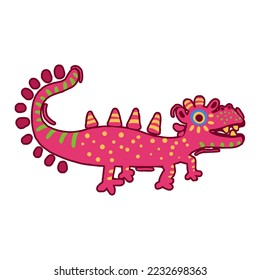 Isolated happy alebrije cartoon Vector