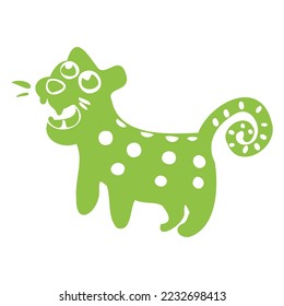 Isolated happy alebrije cartoon Vector