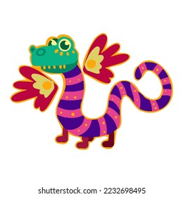 Isolated happy alebrije cartoon Vector