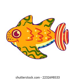 Isolated happy alebrije cartoon Vector