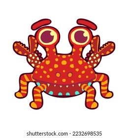 Isolated happy alebrije cartoon Vector