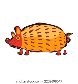 Isolated happy alebrije cartoon Vector