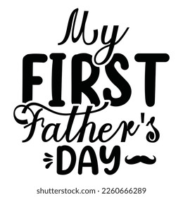 Isolated Happy fathers day quotes on the white background. World's greatest dad. Congratulations Papa label, badge vector. Daddy elements for your design.