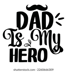 Isolated Happy fathers day quotes on the white background. World's greatest dad. Congratulations Papa label, badge vector. Daddy elements for your design.