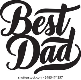 Isolated Happy fathers day quotes on the white background. Dad congratulation label, badge vector collection. Mustache, hat, stars elements for your design