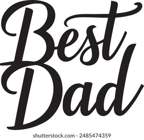 Isolated Happy fathers day quotes on the white background. Dad congratulation label, badge vector collection. Mustache, hat, stars elements for your design