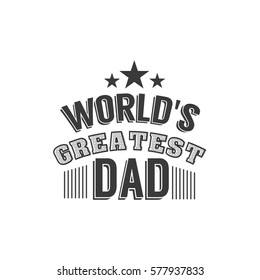 Isolated Happy Fathers Day Quotes On Stock Vector Royalty Free