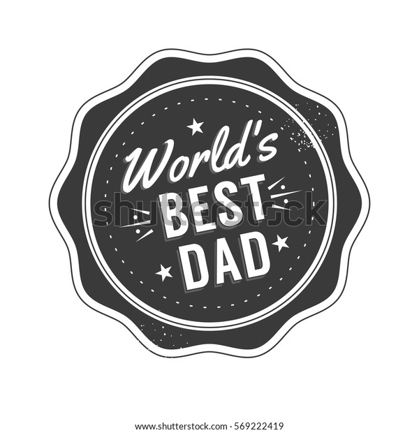 Isolated Happy Fathers Day Quotes On Stock Vector Royalty Free