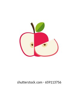 Isolated Harvest Flat Icon. Jonagold Vector Element Can Be Used For Jonagold, Apple, Harvest Design Concept.