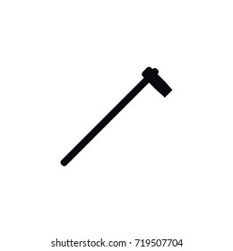 Isolated Hatchet Icon. Tomahawk Vector Element Can Be Used For Ax, Tomahawk, Hatchet Design Concept.