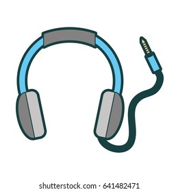 isolated headphones icon