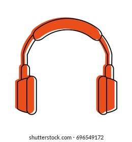 isolated headphones icon image 