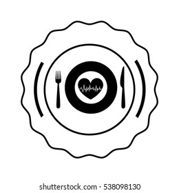 Isolated healthy food design