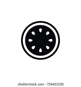 Isolated Healthy Icon. Rind Vector Element Can Be Used For Rind, Watermelon, Healthy Design Concept.