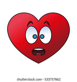 Isolated Heart Cartoon Design Stock Vector (Royalty Free) 533757862 ...