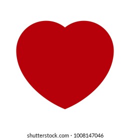 Isolated heart. Eps 8. Flat. Valentines day. Love. Vector illustration. Minimalistic style. Template isolated Women`s Day happy 8 march high quality date icon symbol pretty relaxation wine red 