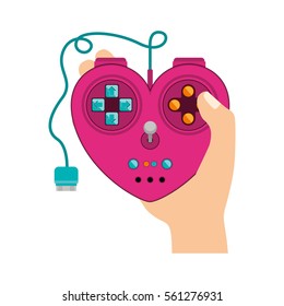 Isolated heart gamepad design