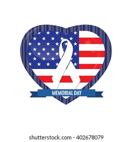 Isolated heart with texture, the american flag and a peace symbol on a white background
