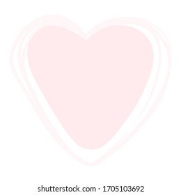 Isolated hearth image. Love symbol - Vector illustration