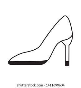 Isolated heels design vector illustration