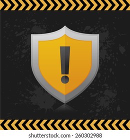 an isolated heraldry shield with an icon on a grunge background