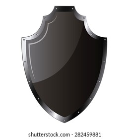 Isolated heraldry shield on a white background. Vector illustration