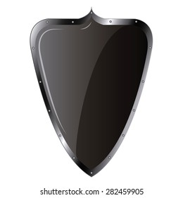 Isolated heraldry shield on a white background. Vector illustration
