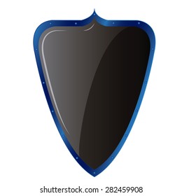 Isolated heraldry shield on a white background. Vector illustration