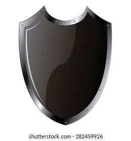 Isolated heraldry shield on a white background. Vector illustration