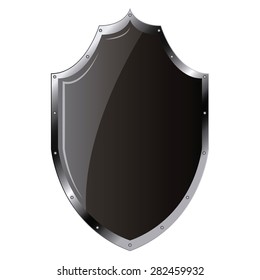Isolated heraldry shield on a white background. Vector illustration
