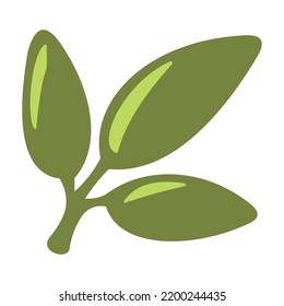 Icono vector de hierbas aisladas, Emoji, Emoticon