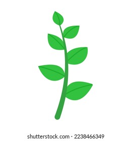 Isolated Herb Vector Icon, Emoji, Emoticon