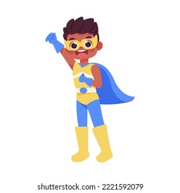 Isolated heroe costume vector illustration