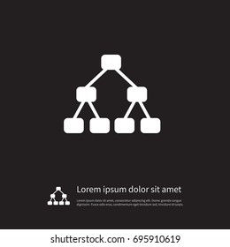 Isolated Hierarchy Icon. Team Vector Element Can Be Used For Hierarchy, Structure, Team Design Concept.