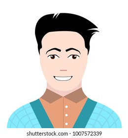 Isolated hipster avatar image vector illustration design