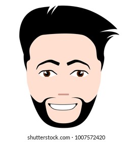Isolated hipster avatar image vector illustration design