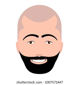 Isolated hipster avatar image vector illustration design