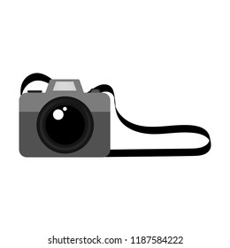 Isolated hipster camera icon
