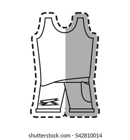 Isolated hipster cloth design