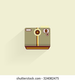 Isolated hipster icon on a white background