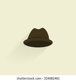 Isolated hipster icon on a white background
