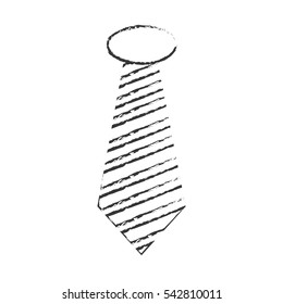 Isolated hipster necktie design