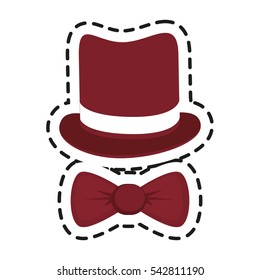 Isolated hipster style design