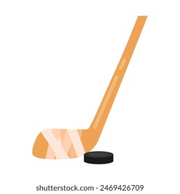 Isolated hockey stick icon Vector illustration