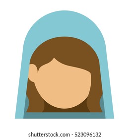 Isolated holy mary design
